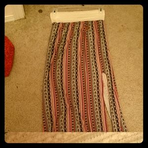 Printed Long Skirt